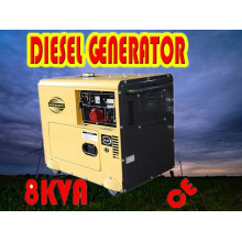 8kVA Generador! ! ! China Pequeño generador portátil 6kw diesel precio de venta (CE, BV, ISO9001)